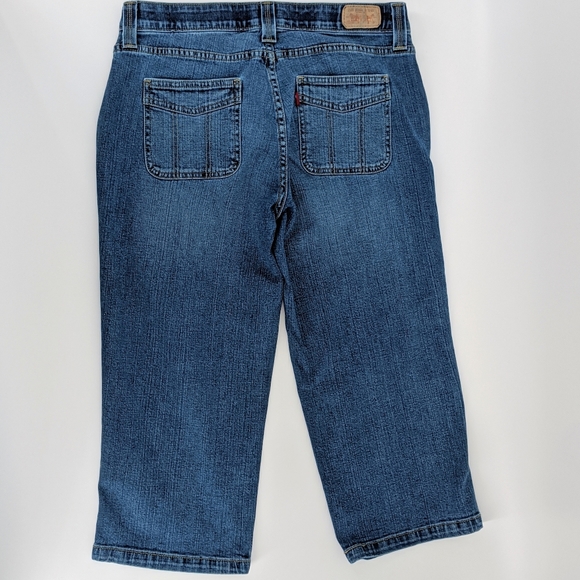 Levi's Womens Capri Denim Jeans Size 12 - Picture 6 of 8